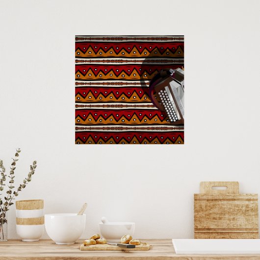 Accordeon Poster (Keuken)
