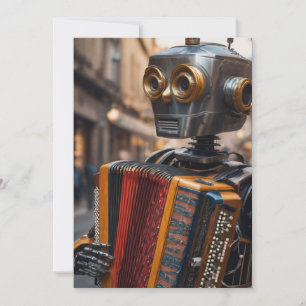 accordeon robot uitnodiging