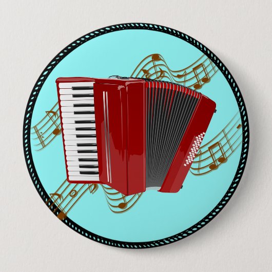 Accordeon Ronde Button 4,0 Cm (Voorkant)