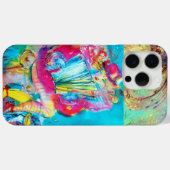 ACCORDEON SPELER IN DE NACHT WATERVERF Case-Mate iPhone CASE (Achterkant (horizontaal))