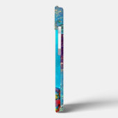 ACCORDEON SPELER IN DE NACHT WATERVERF Case-Mate iPhone CASE (Achterkant / Links)