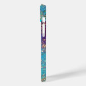 ACCORDEON SPELER IN DE NACHT WATERVERF MONOGRAM Case-Mate iPhone CASE (Achterkant / Links)