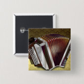 Accordeon Vierkante Button 5,1 Cm (Voorkant /achterkant)