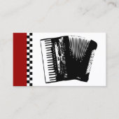 accordeon. visitekaartje (Voorkant)