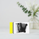 accordeon. visitekaartje (Staand voorkant)