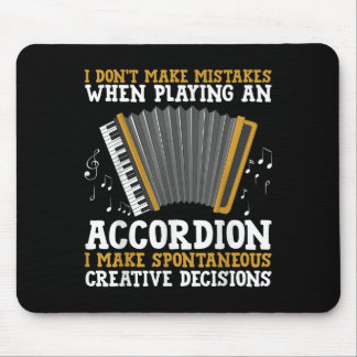 Accordeonkunst voor mannen vrouwen accordeonist ac muismat
