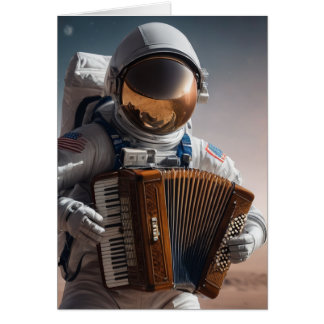 accordeonspel astronaut