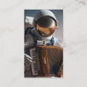 accordeonspel astronaut visitekaartje (Voorkant)