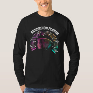 Accordeonspeler Kunstmuziek Grappige Accordeonist T-shirt