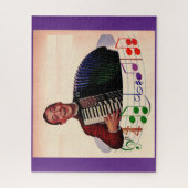 accordeonspeler legpuzzel (Verticaal)