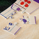 accordeonspeler legpuzzel (Zijkant)