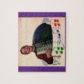 accordeonspeler legpuzzel (Verticaal)