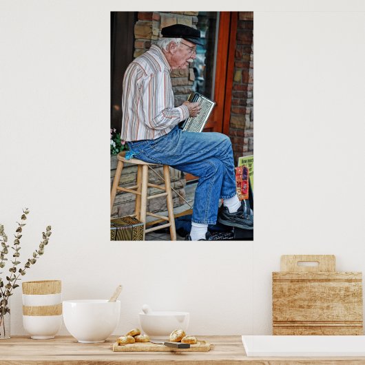 Accordiaans Man Poster (Keuken)
