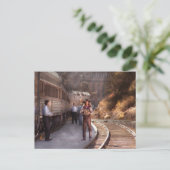 Accordian - De man en de Squeeze Box Briefkaart (Staand voorkant)