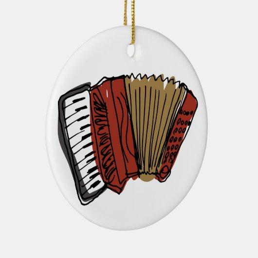 Accordian Keramisch Ornament (Rechts)