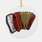 Accordian Keramisch Ornament (Voorkant)