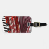 ACCORDIAN MUSICAL INSTRUMENT BAGAGELABEL (Voorkant horizontaal)