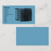 Accordian Visitekaartje (Voorkant / Achterkant)