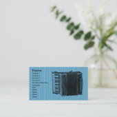 Accordian Visitekaartje (Staand voorkant)