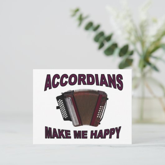 ACCORDIANTEN BRIEFKAART (Staand voorkant)