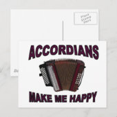 ACCORDIANTEN BRIEFKAART (Voorkant / Achterkant)
