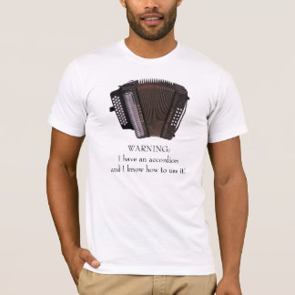 Accordion Attentie T-shirt