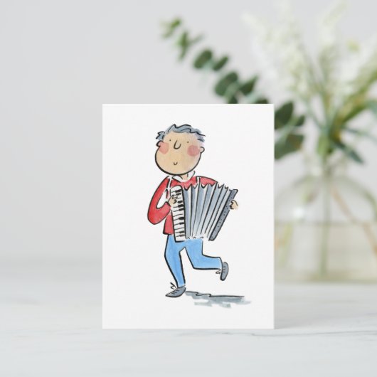 Accordion Briefkaart (Staand voorkant)