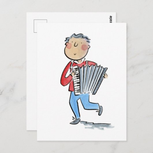 Accordion Briefkaart (Voorkant / Achterkant)