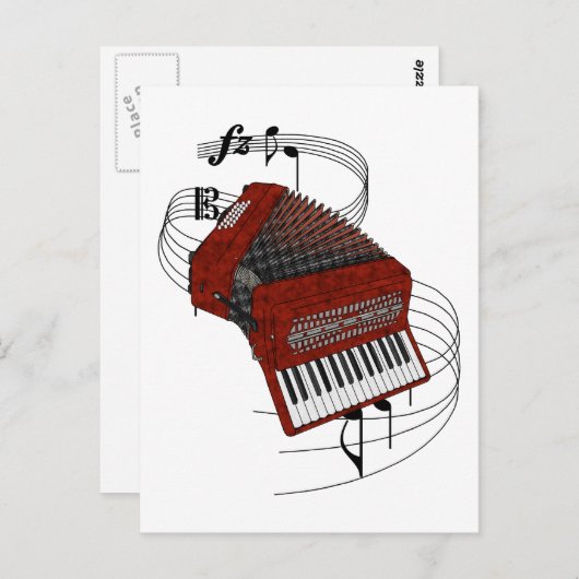 Accordion Briefkaart (Voorkant / Achterkant)