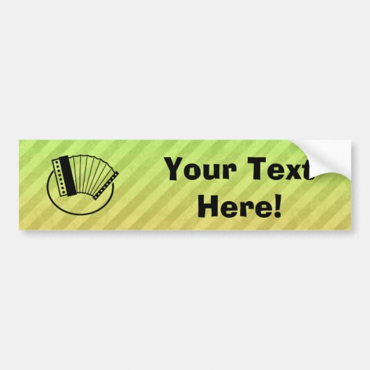 Accordion Bumpersticker (Voorkant)