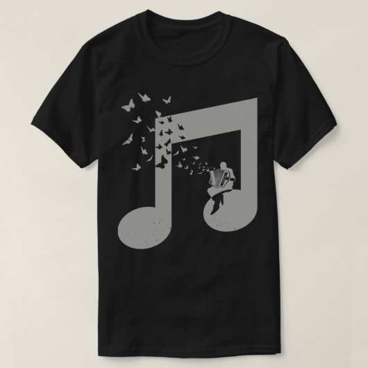 Accordion Butterfly T-shirt (Design voorkant)