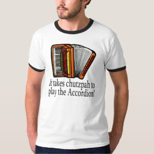 Accordion-chutzpah T-shirt