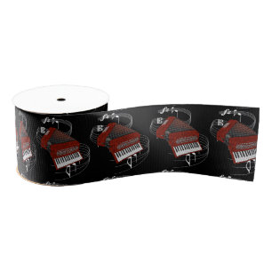 Accordion Dark Ribbon Grosgrain Lint