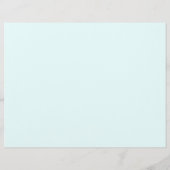 Accordion Fold Photo Beach Wedding Program (Achterkant)