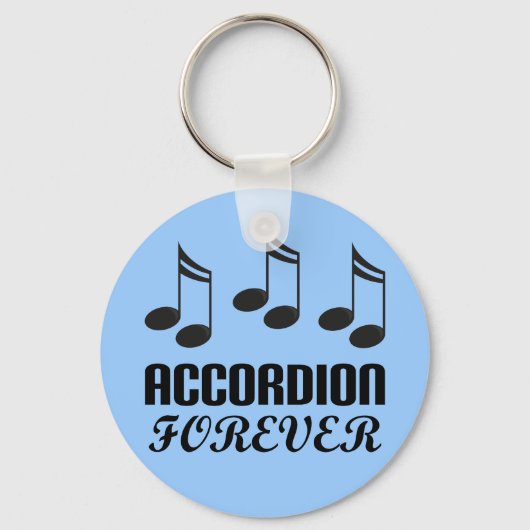 Accordion Forever Music Gift Sleutelhanger (Voorkant)