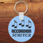 Accordion Forever Music Gift Sleutelhanger (Voorkant)