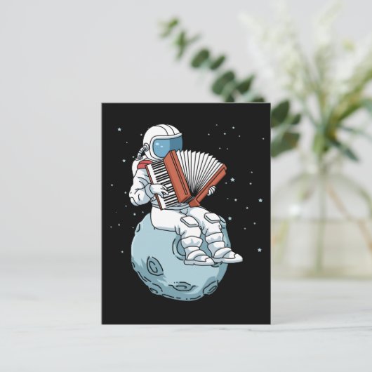 Accordion Gift Mannen Accordion Music Cadeau Briefkaart (Staand voorkant)