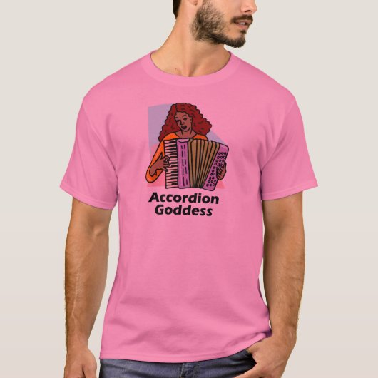 Accordion Goddess T-shirt (Voorkant)