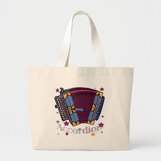 Accordion Grote Tote Bag (Voorkant)