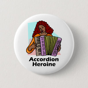 Accordion Heroine Ronde Button 5,7 Cm