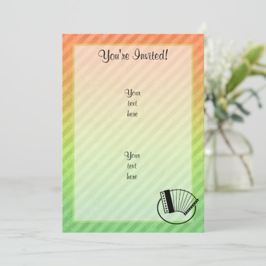 Accordion Kaart (Staand voorkant)