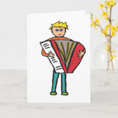 Accordion Kaart (Gele Bloem)