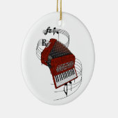 Accordion Keramisch Ornament (Rechts)