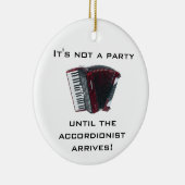 ACCORDION kerstversiering Keramisch Ornament (Rechts)