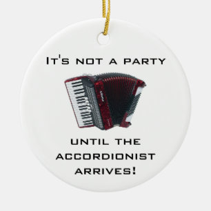ACCORDION kerstversiering Keramisch Ornament