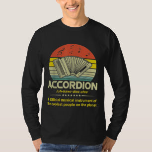 Accordion koelste mensen t-shirt