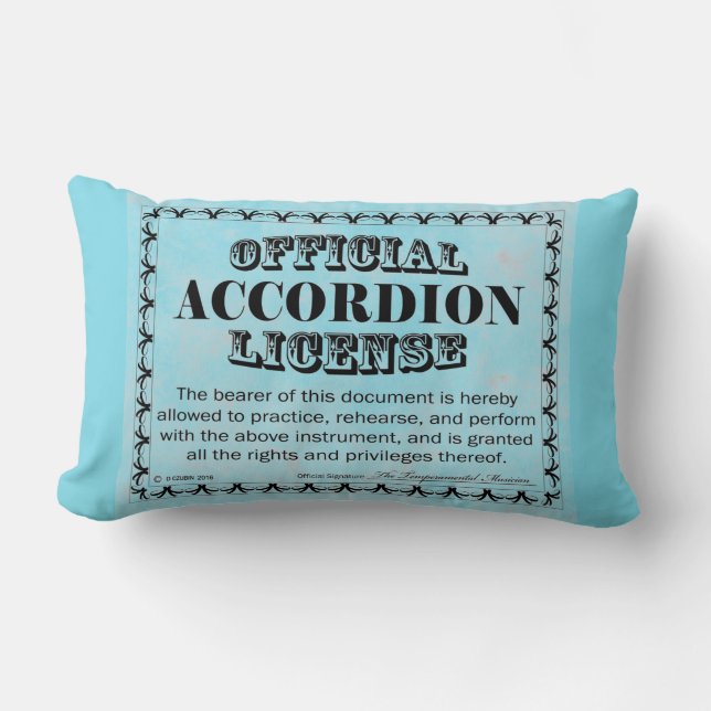 Accordion-licentie Kussen (Voorkant)