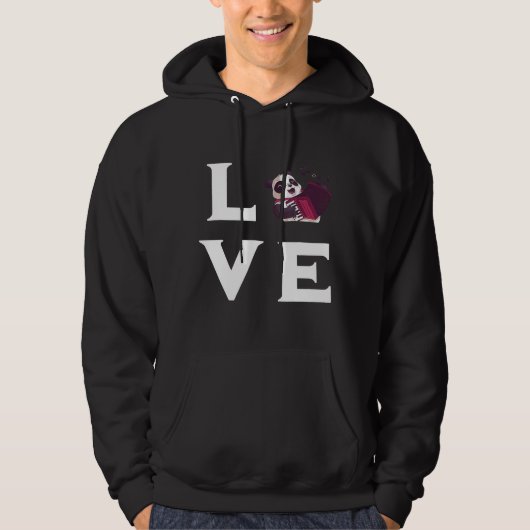 Accordion Love Hoodie (Voorkant)
