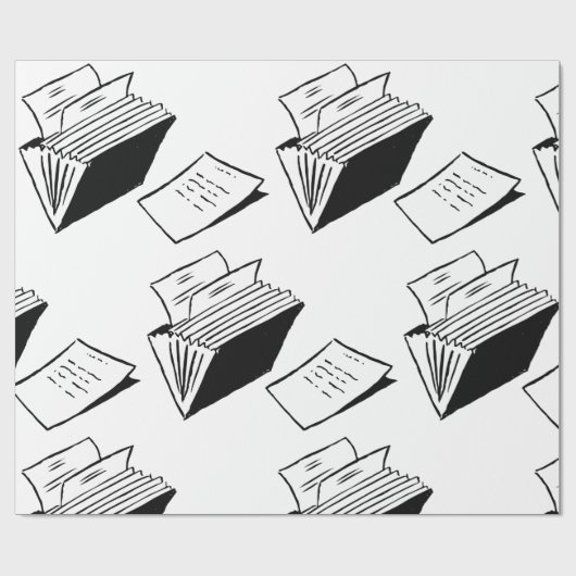 Accordion-map Cadeaupapier (Vlak)