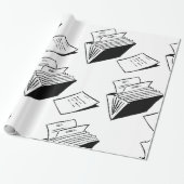 Accordion-map Cadeaupapier (Uitgerold)